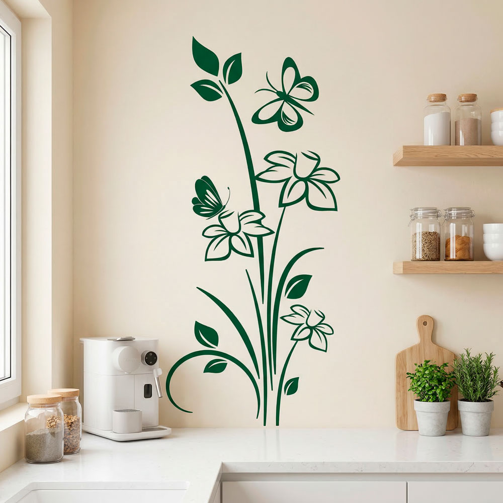 Vinilos Decorativos: Floral Nelumbo