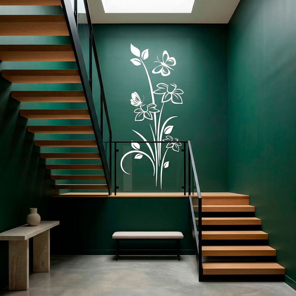 Vinilos Decorativos: Floral Nelumbo