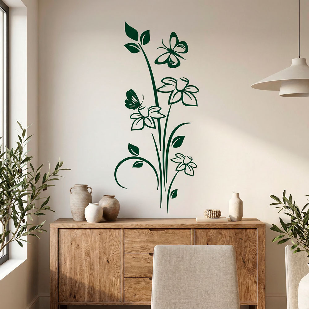 Vinilos Decorativos: Floral Nelumbo