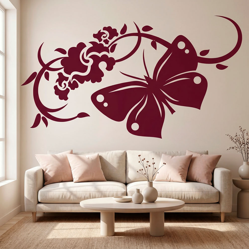 Vinilos Decorativos: Floral Gea