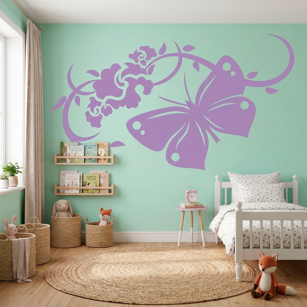 Vinilos Decorativos: Floral Gea