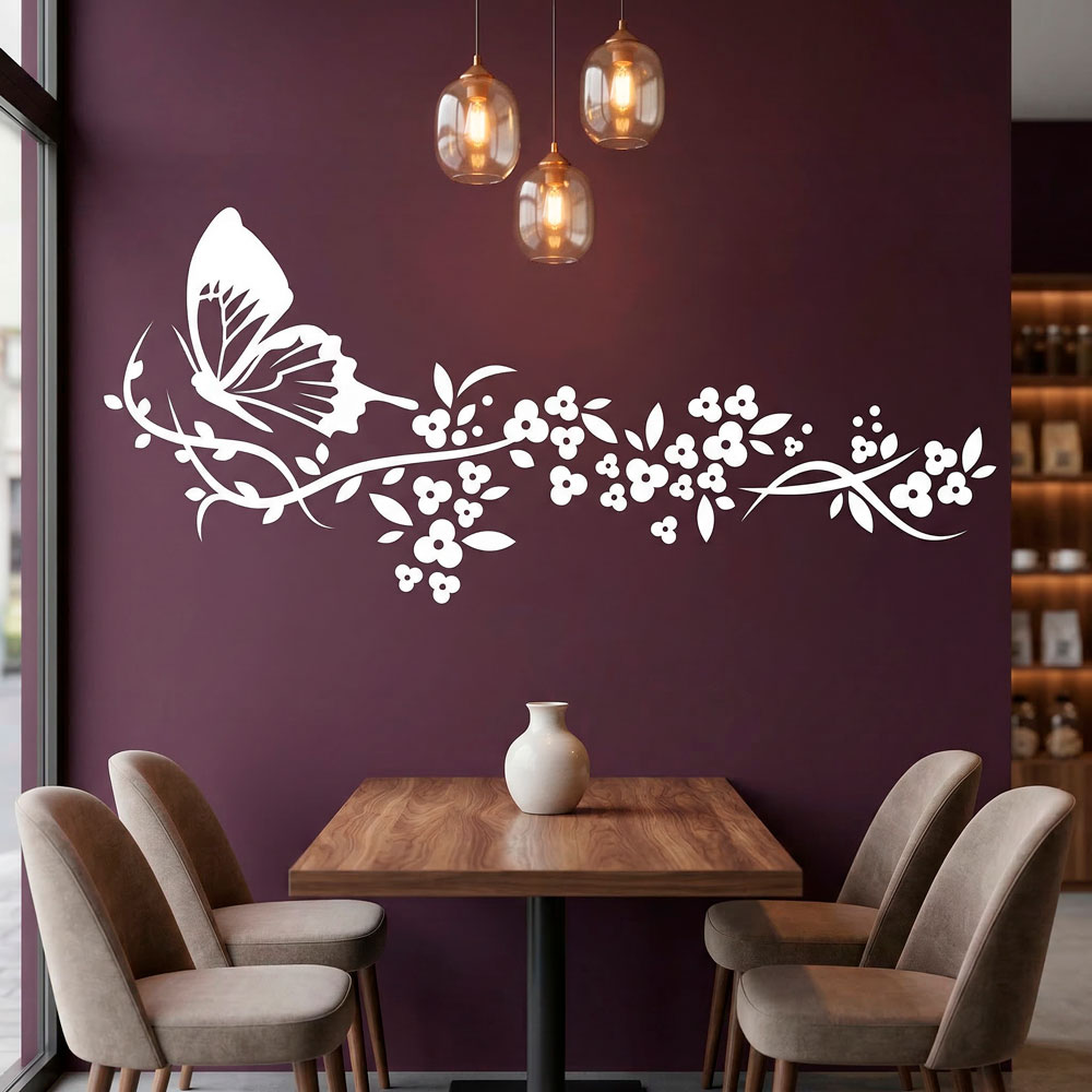 Vinilos Decorativos: Floral Linum