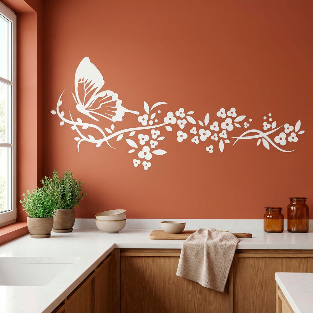 Vinilos Decorativos: Floral Linum