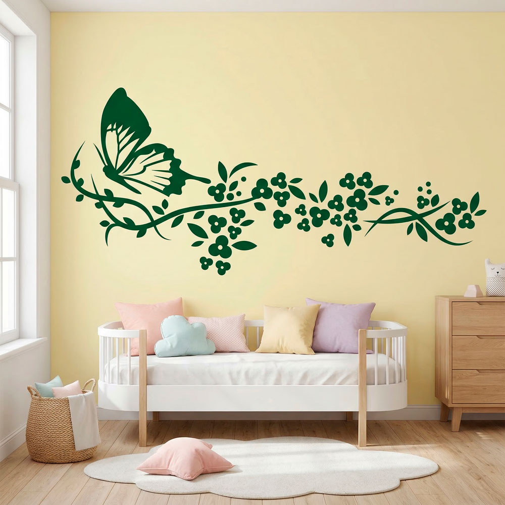 Vinilos Decorativos: Floral Linum