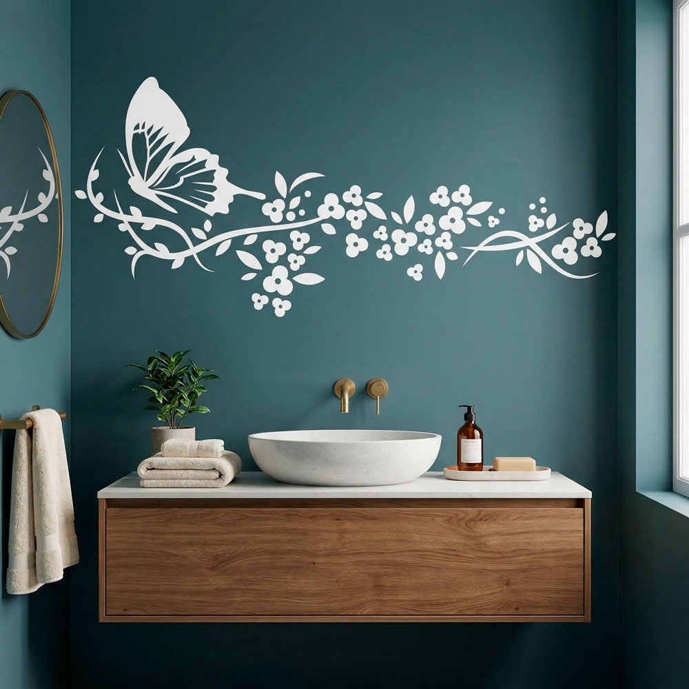 Vinilos Decorativos: Floral Linum