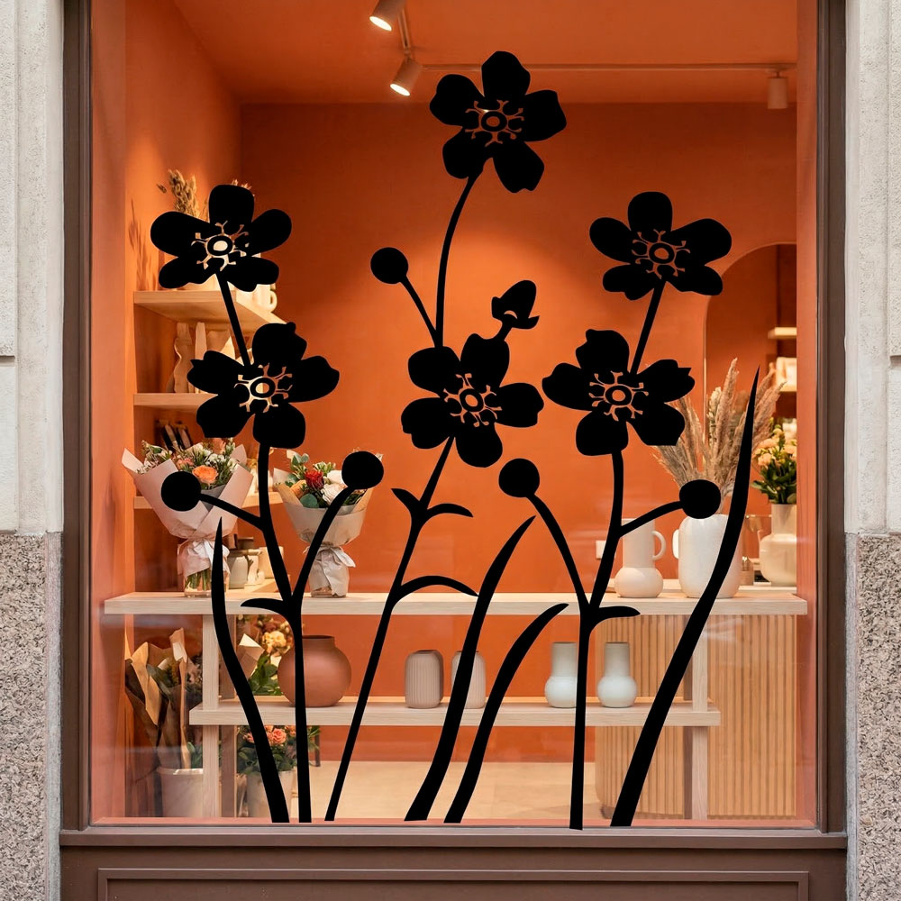 Vinilos Decorativos: Floral Acalia