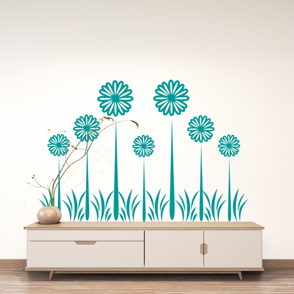 Vinilos Decorativos: Floral Girasoles