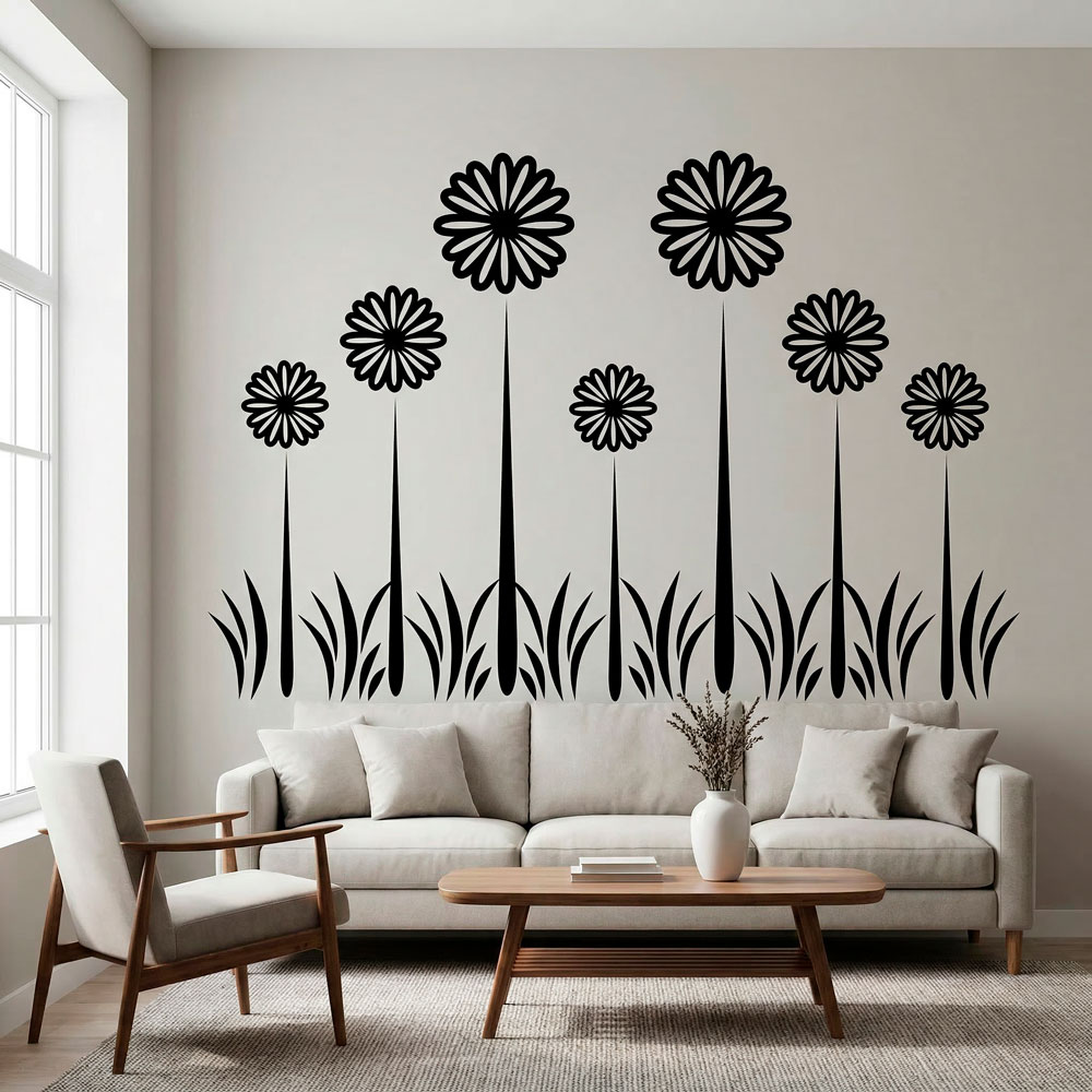 Vinilos Decorativos: Floral Girasoles