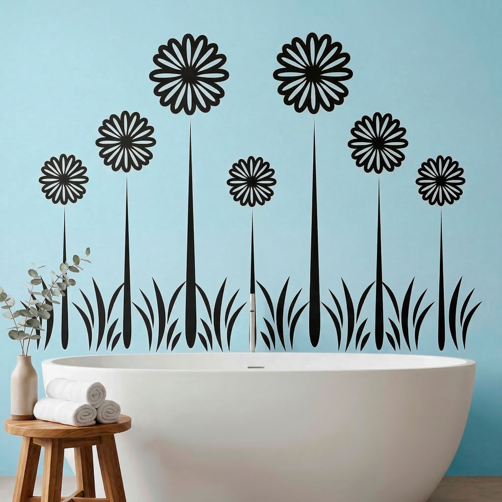 Vinilos Decorativos: Floral Girasoles
