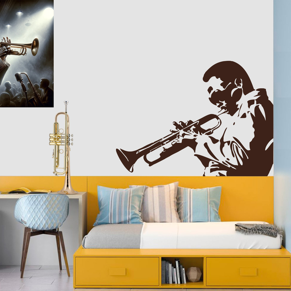 Vinilos Decorativos: Miles Davis, Trompetista Jazz