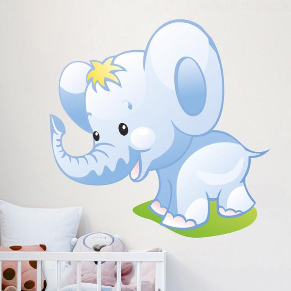 Vinilos Infantiles: Cría de elefante