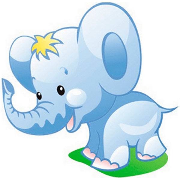 Vinilos Infantiles: Cría de elefante