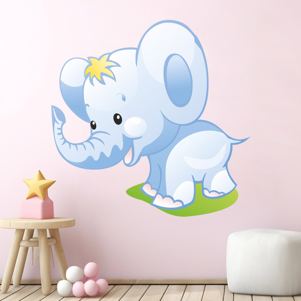 Vinilos Infantiles: Cría de elefante