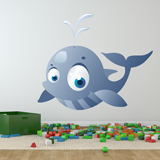 Vinilos Infantiles: Ballena feliz