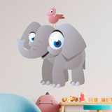 Vinilos Infantiles: Elefante sonriente 4
