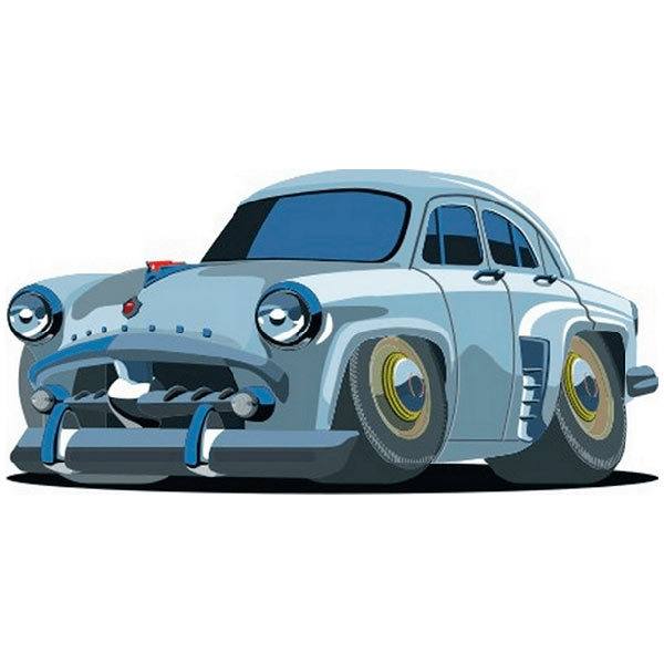 Vinilo decorativo infantil Coche clásico tuneado ...