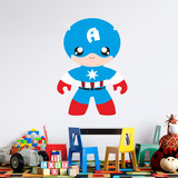 Vinilos Infantiles: Capitán América infantil 4