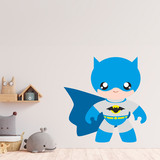 Vinilos Infantiles: Batman azul 4