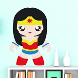 Vinilos Infantiles: Wonder woman infantil 4