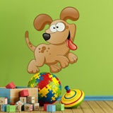 Vinilos Infantiles: Cachorro de perro juguetón 5