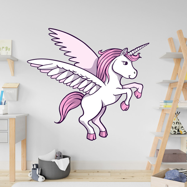 Vinilos Decorativos: Unicornio a dos patas