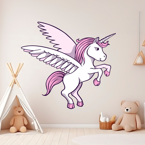 Vinilos Decorativos: Unicornio a dos patas