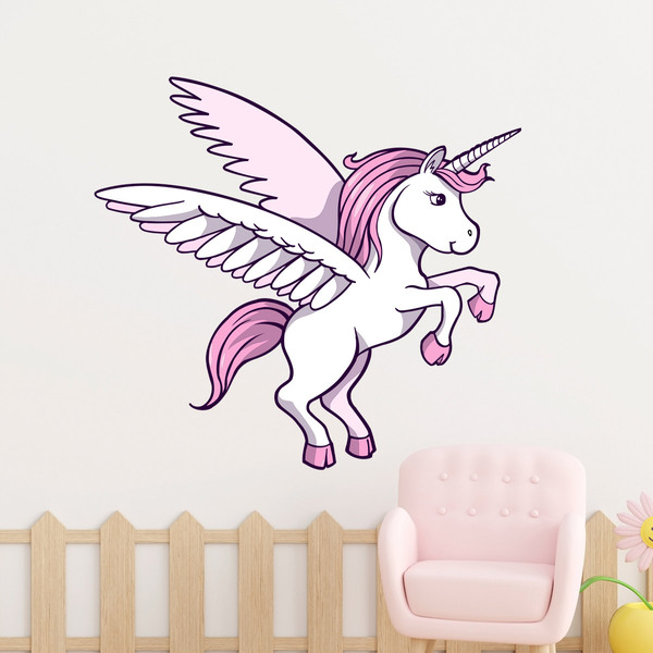 Vinilos Decorativos: Unicornio a dos patas