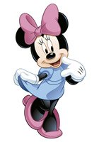 Vinilos Infantiles: Gran Minnie Mouse 4