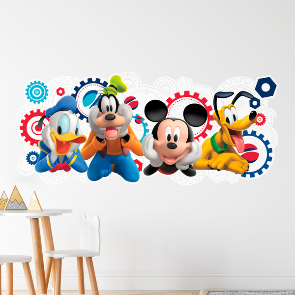 Vinilos Infantiles: La casa de Mickey Mouse y sus amigos