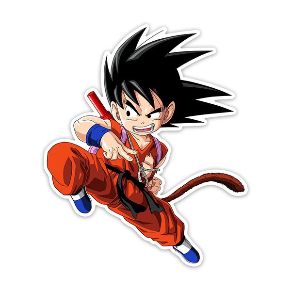 Vinilos Infantiles: Dragon Ball Goku Rodillazo