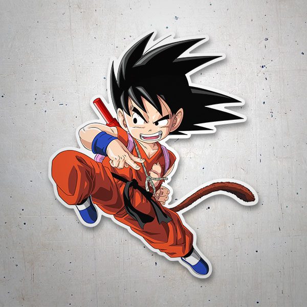 Vinilos Infantiles: Dragon Ball Goku Rodillazo