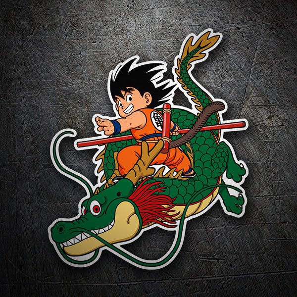 Pegatinas: Dragon Ball Son Goku & Shen Long