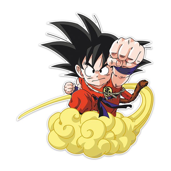 Vinilos Infantiles: Dragon Ball Son Goku y su Nube Kinton 