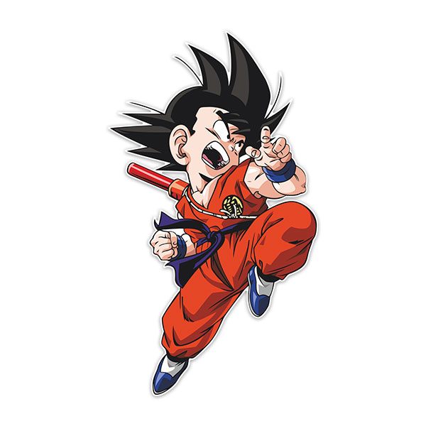 Vinilos Infantiles: Dragon Ball Son Goku Ataque II