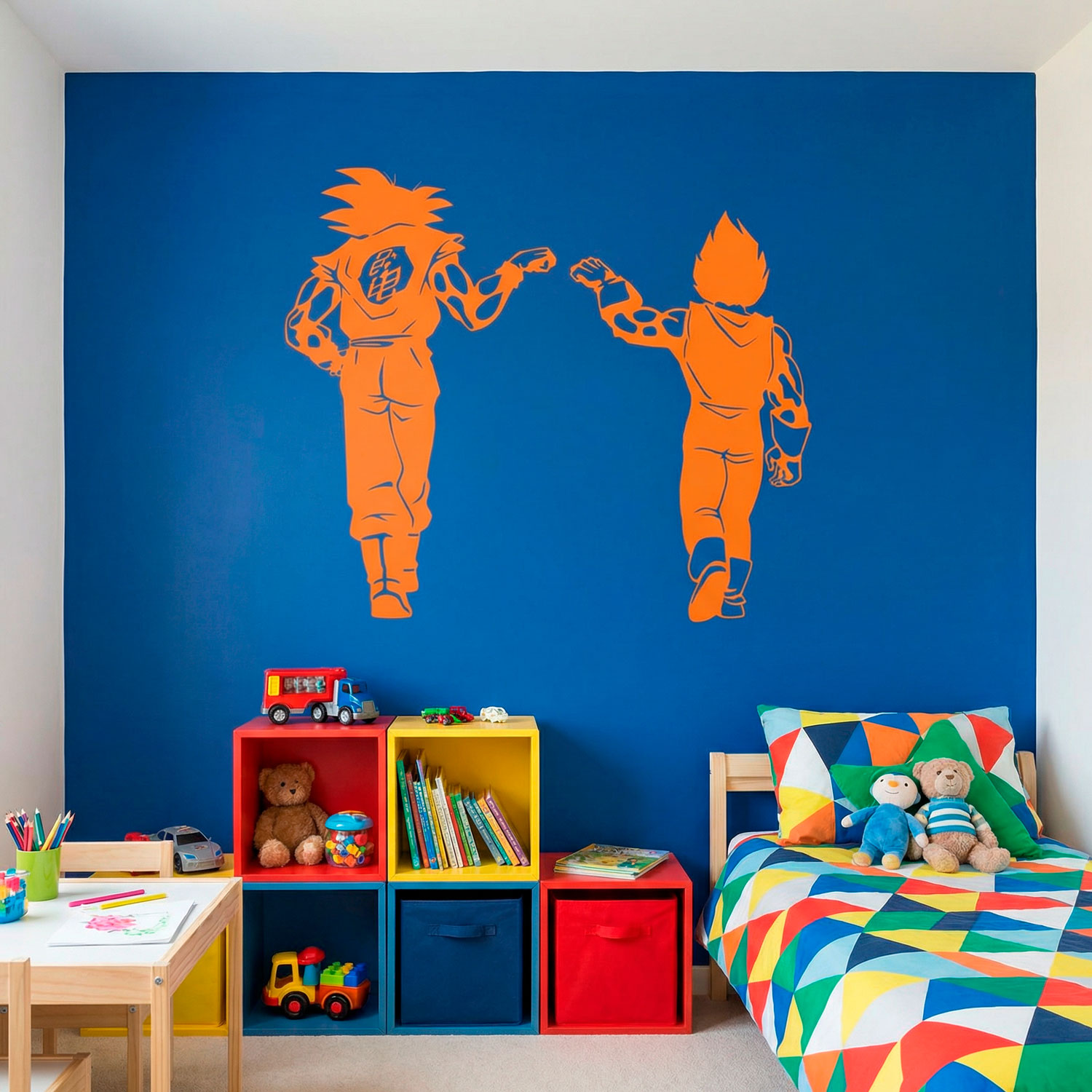 Vinilos Infantiles: Dragon Ball Son Goku y Vegeta