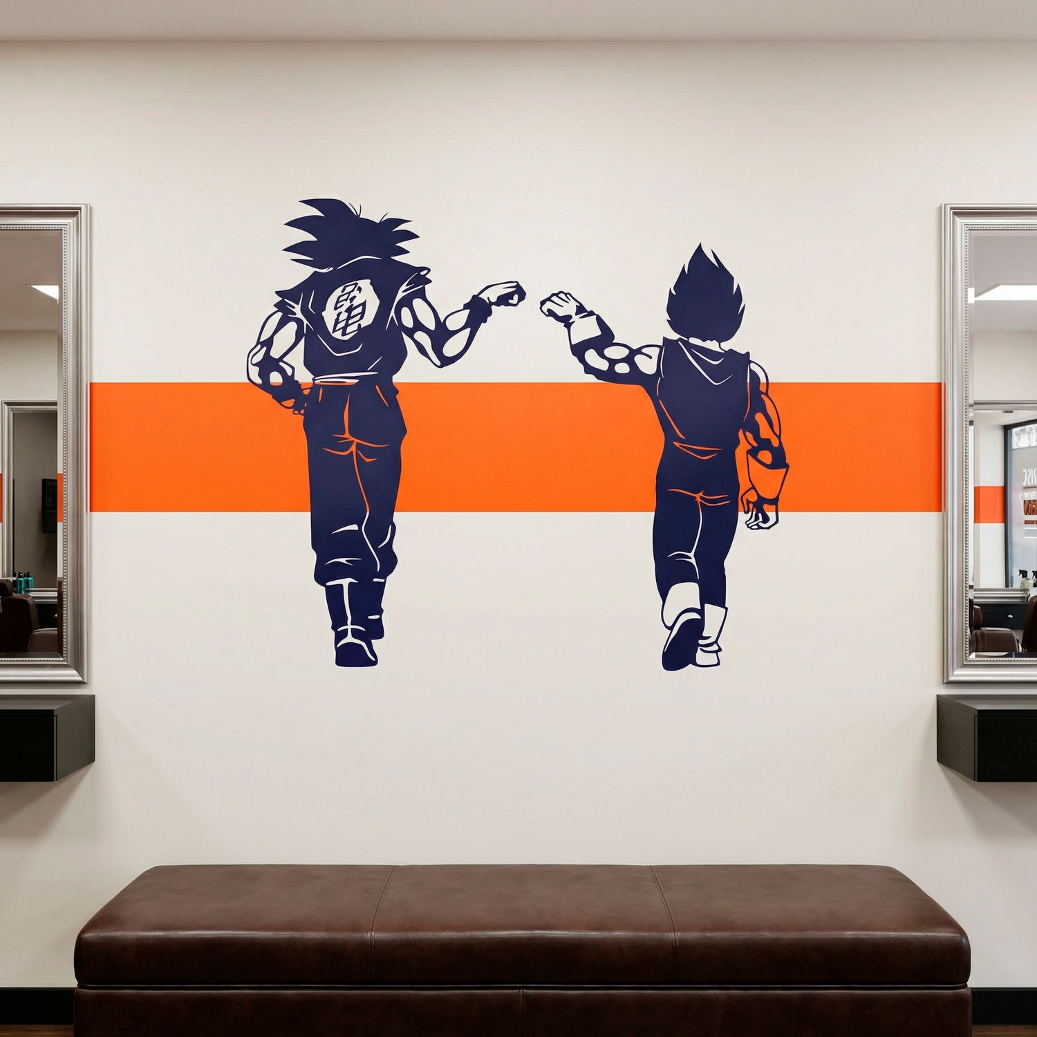 Vinilos Infantiles: Dragon Ball Son Goku y Vegeta