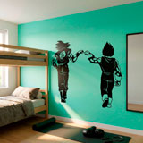 Vinilos Infantiles: Dragon Ball Son Goku y Vegeta 4