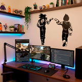 Vinilos Infantiles: Dragon Ball Son Goku y Vegeta 5