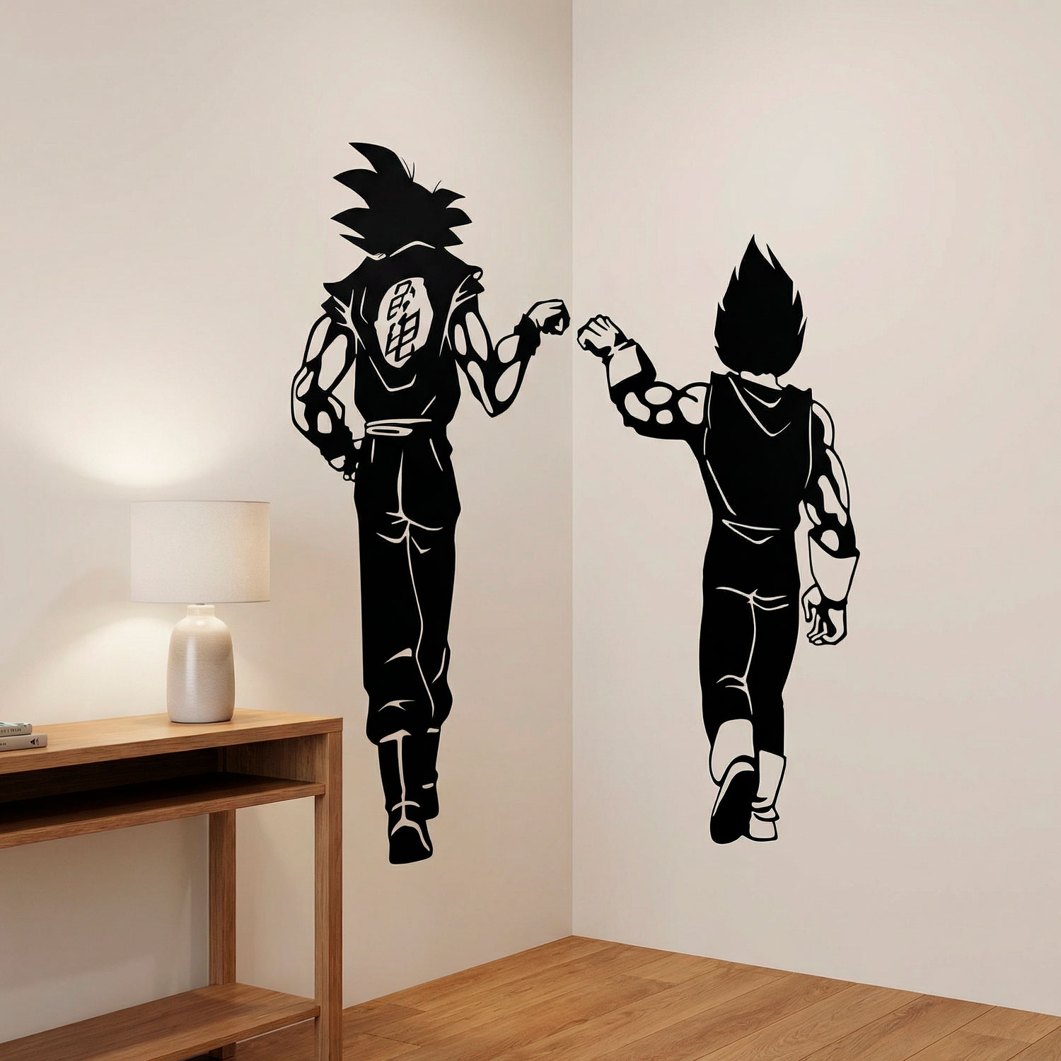 Vinilos Infantiles: Dragon Ball Son Goku y Vegeta