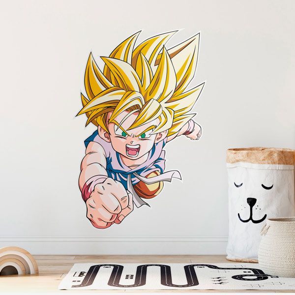 Vinilos Infantiles: Dragon Ball Son Goku GT Saiyan