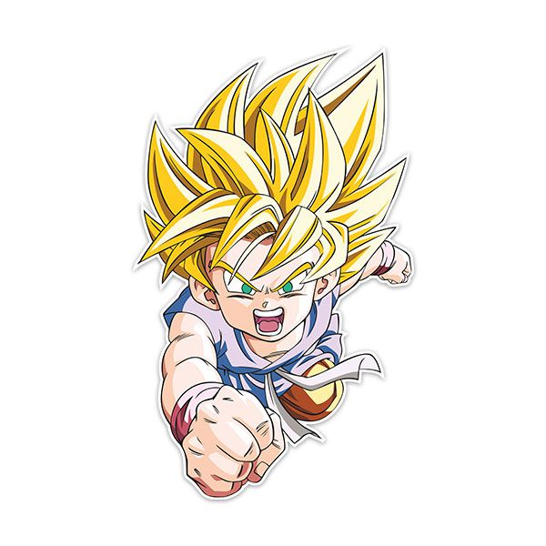 Vinilos Infantiles: Dragon Ball Son Goku GT Saiyan