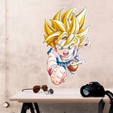 Vinilos Infantiles: Dragon Ball Son Goku GT Saiyan 3