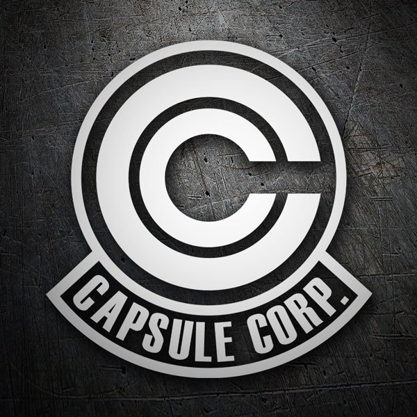 Pegatinas: Dragon Ball Capsule Corporation