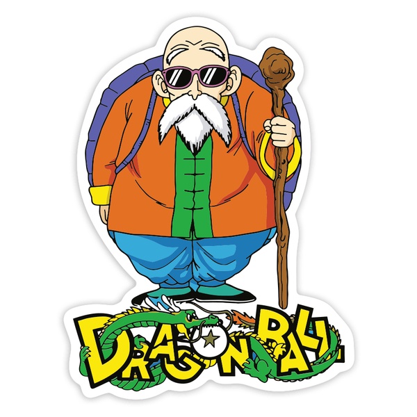 Pegatinas: Maestro Roshi