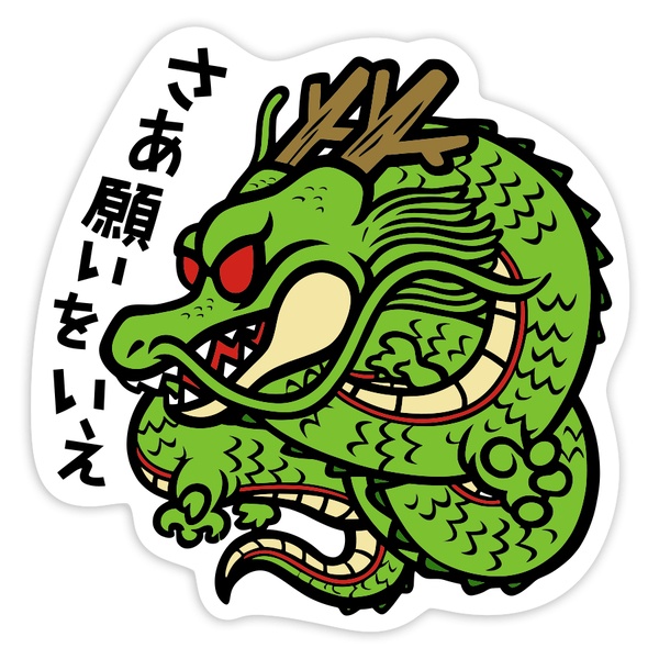 Pegatinas: Shenron «Pide tu deseo»