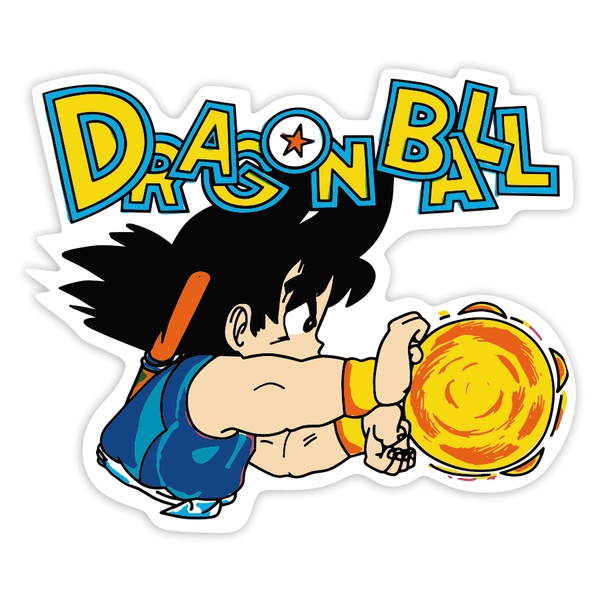 Pegatinas: Goku Niño Kamehameha