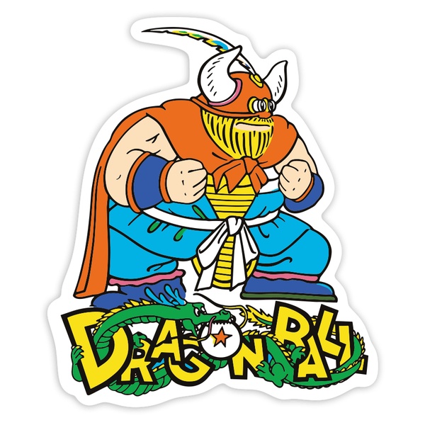 Pegatinas: Ox-Satán Dragon Ball
