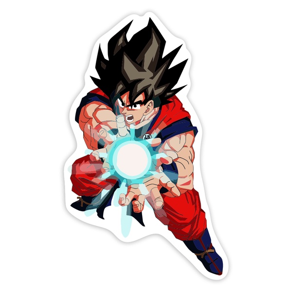 Pegatinas: Goku Kamehameha