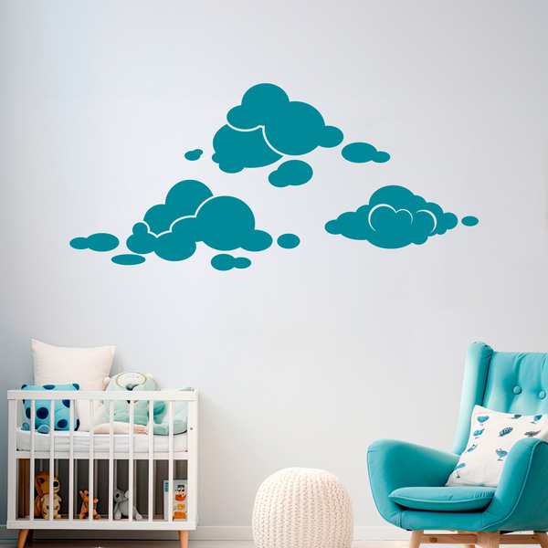 Vinilos Decorativos: Kit de nubes 