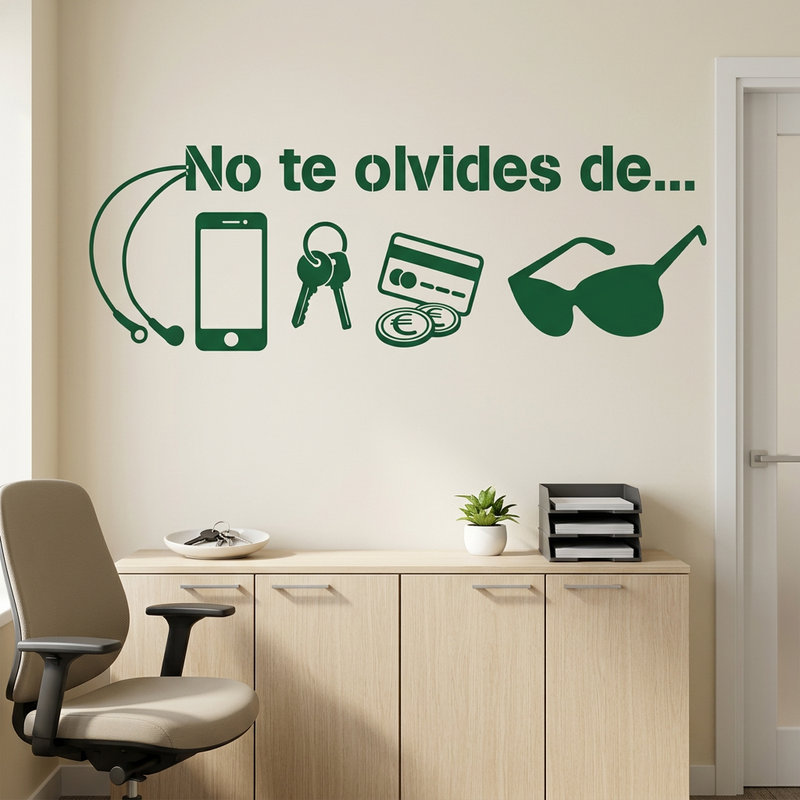 Vinilos Decorativos: No te olvides de...